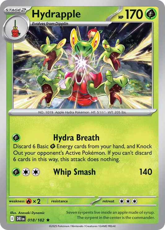 Hydrapple - 018/182 - Rare