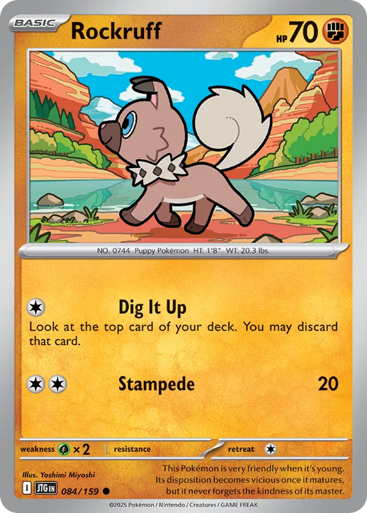 Rockruff - 084/159 - Common