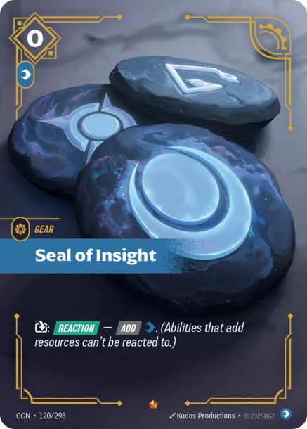 SEAL OF INSIGHT - OGN-120/298 (Foil)