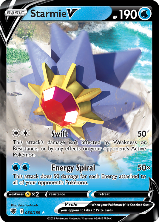 Starmie V - 030/189 - Ultra Rare (Español)