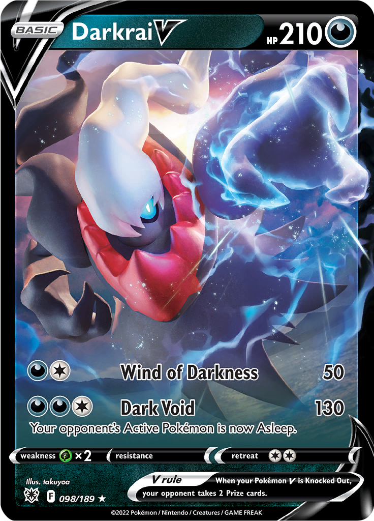 Darkrai V - 098/189 - Ultra Rare