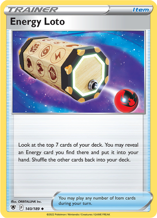 Energy Loto - 140/189 - Uncommon