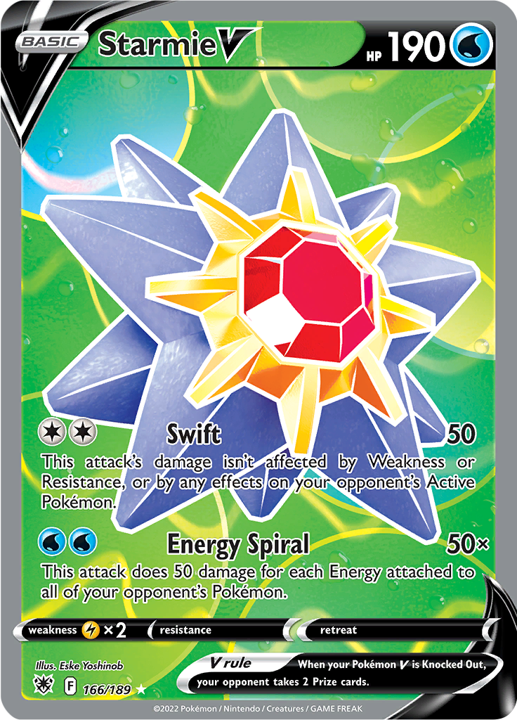 Starmie V - 166/189 - Full Art Ultra Rare