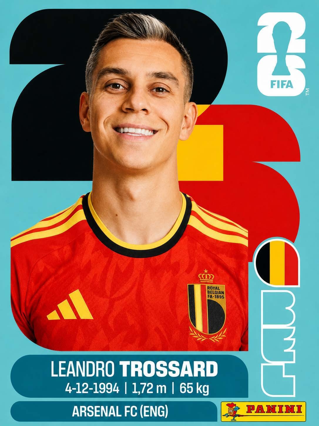 Leandro Trossard - Bélgica - BEL18