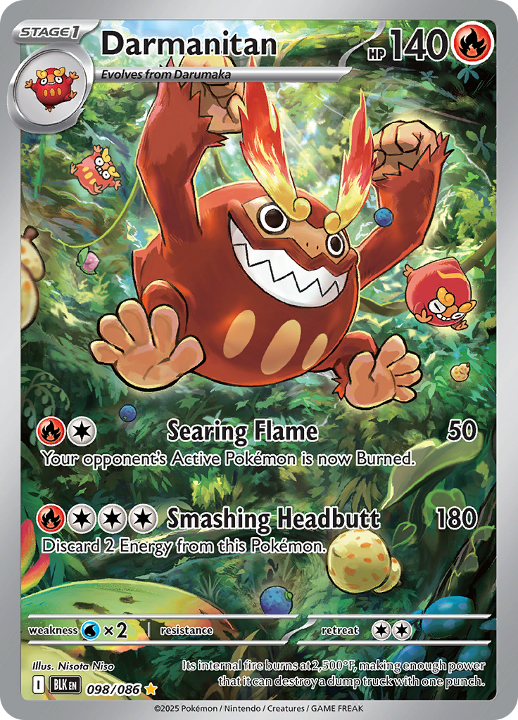 Darmanitan - 098/086 - Illustration Rare