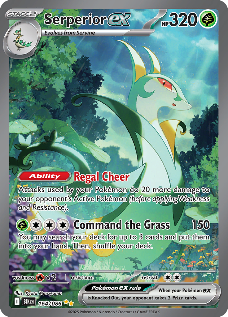 Serperior ex - 164/086 - Special Illustration Rare