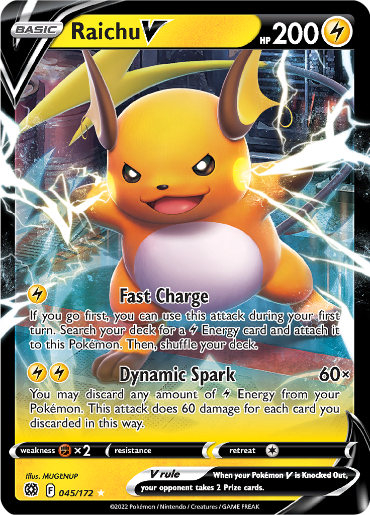 Raichu V - 045/172 - Ultra Rare