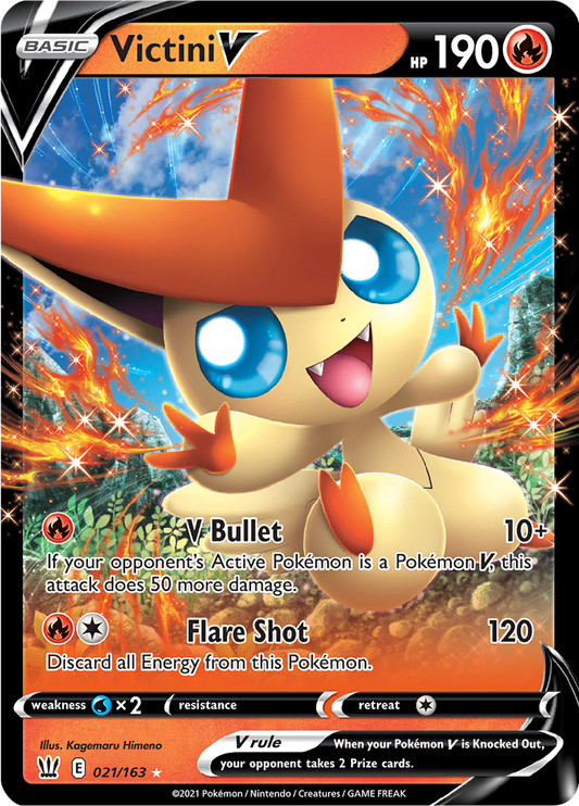 Victini V - 021/163 - Ultra Rare