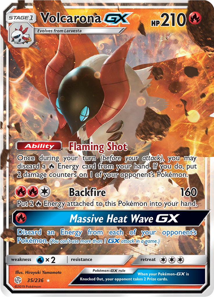 Volcarona GX - 35/236 - Ultra Rare (Portugués)