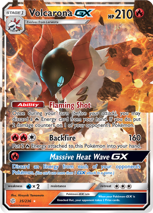 Volcarona GX - 35/236 - Ultra Rare (Portugués)