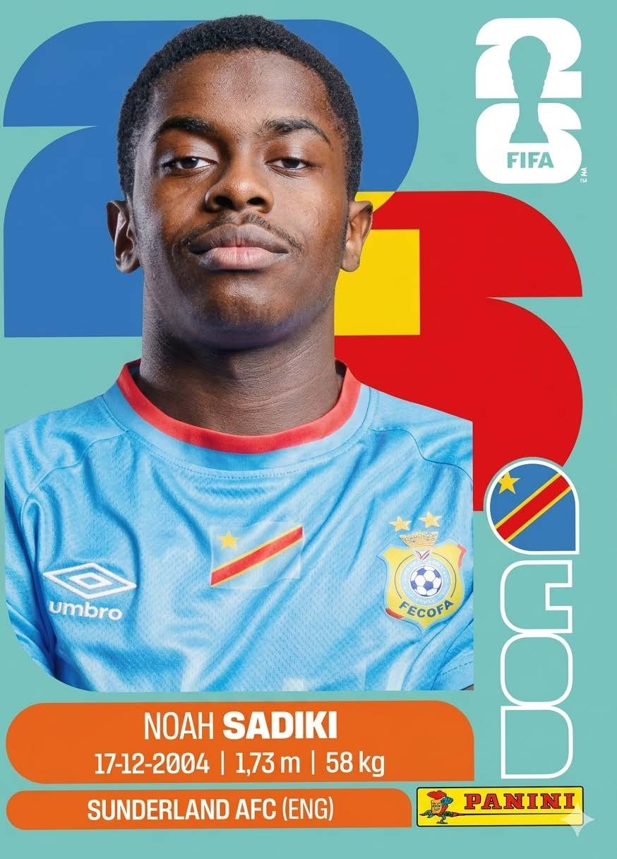Noah Sadiki - República Democrática del Congo - COD12