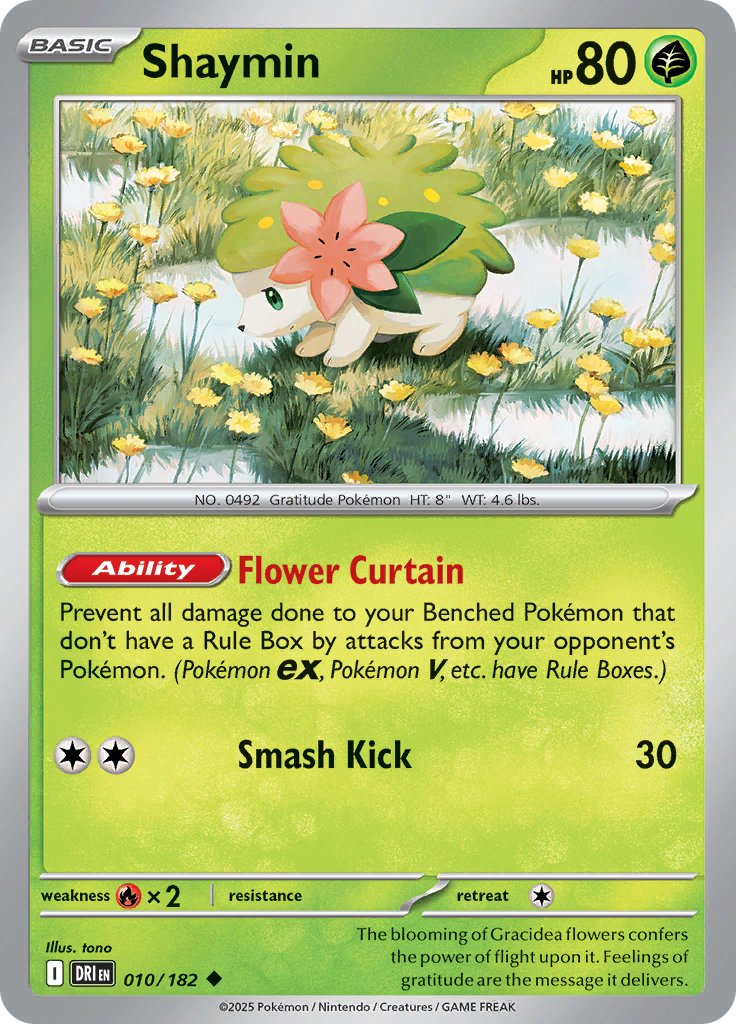 Shaymin - 010/182 - Uncommon