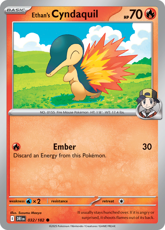 Ethan's Cyndaquil - 032/182 - Common (Español LA)