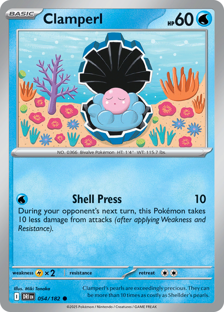 Clamperl - 054/182 - Common