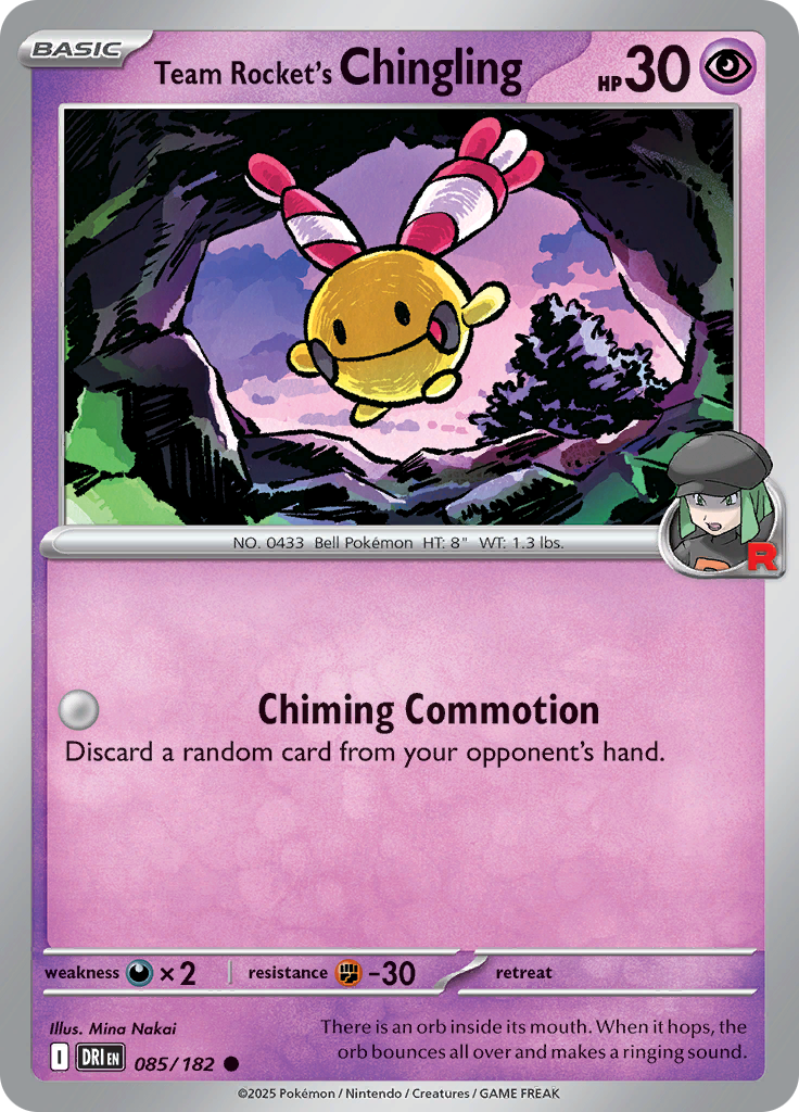 Team Rocket's Chingling - 085/182 - Common (Español LA)
