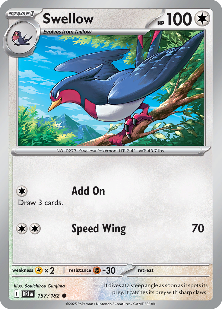 Swellow - 157/182 - Common