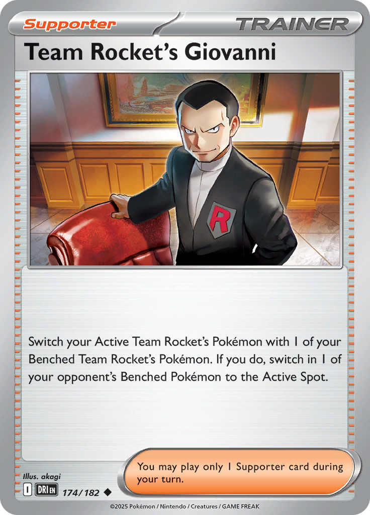 Team Rocket's Giovanni - 174/182 - Cosmos Holo Promo