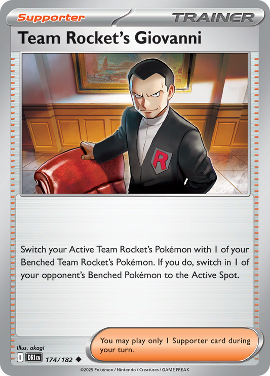 Team Rocket's Giovanni - 174/182 - Cosmos Holo Promo