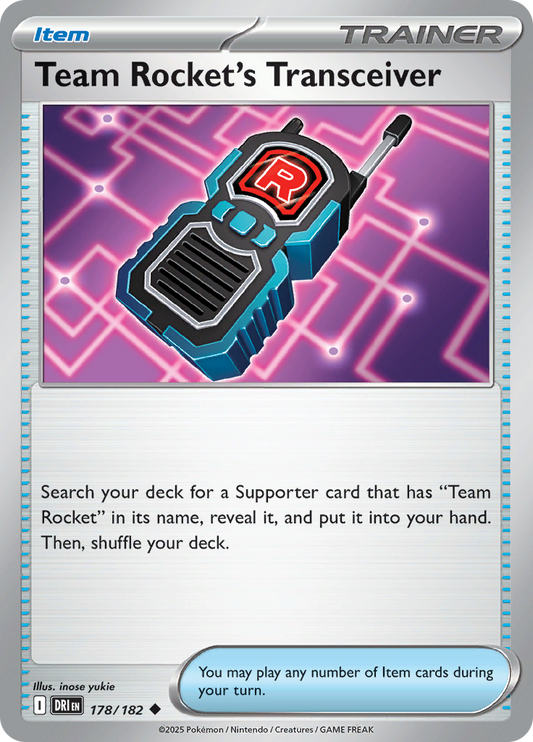 Team Rocket's Transceiver - 178/182 - Uncommon (Español LA)
