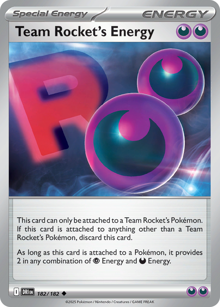 Team Rocket's Energy - 182/182 - Uncommon (Español LA)