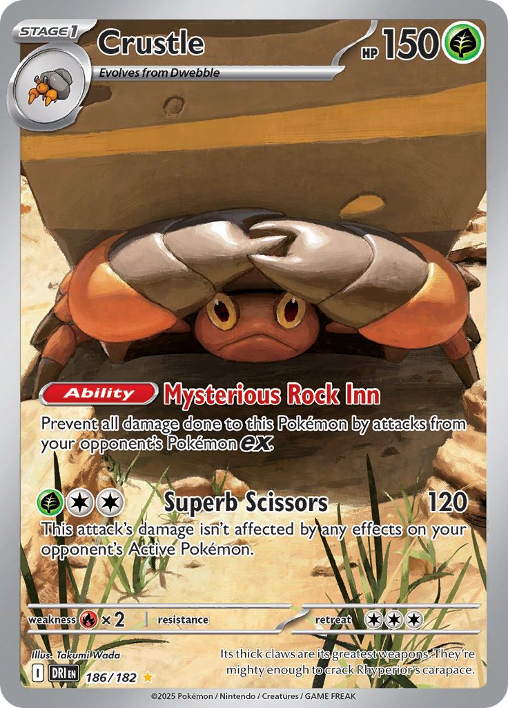 Crustle - 186/182 - Illustration Rare