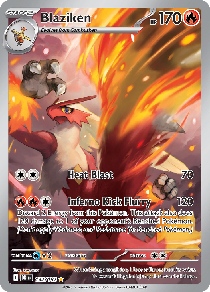 Blaziken - 192/182 - Illustration Rare