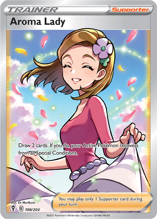 Aroma Lady - 199/203 - Full Art Ultra Rare