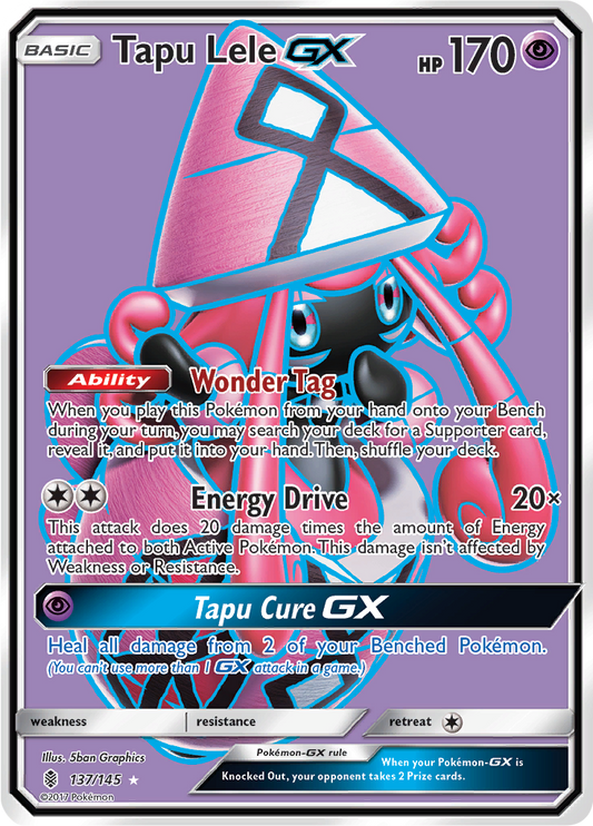 Tapu Lele GX - 137/145 - Full Art Ultra Rare