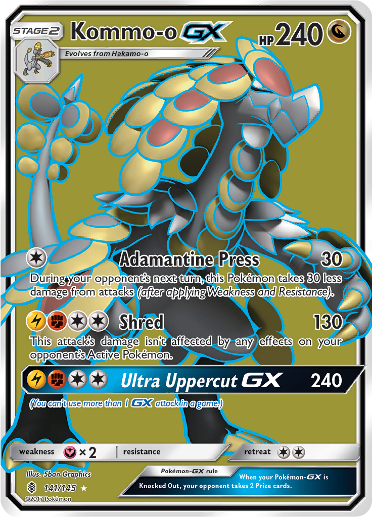 Kommo-o GX - 141/145 - Full Art Ultra Rare