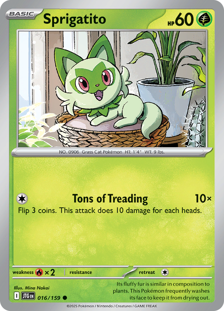 Sprigatito - 016/159 - Common (Español LA)