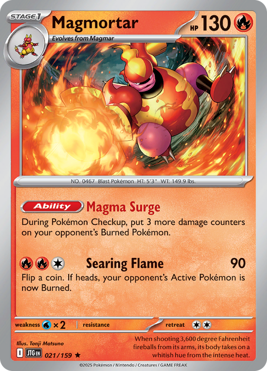 Magmortar - 021/159 - Holo Rare