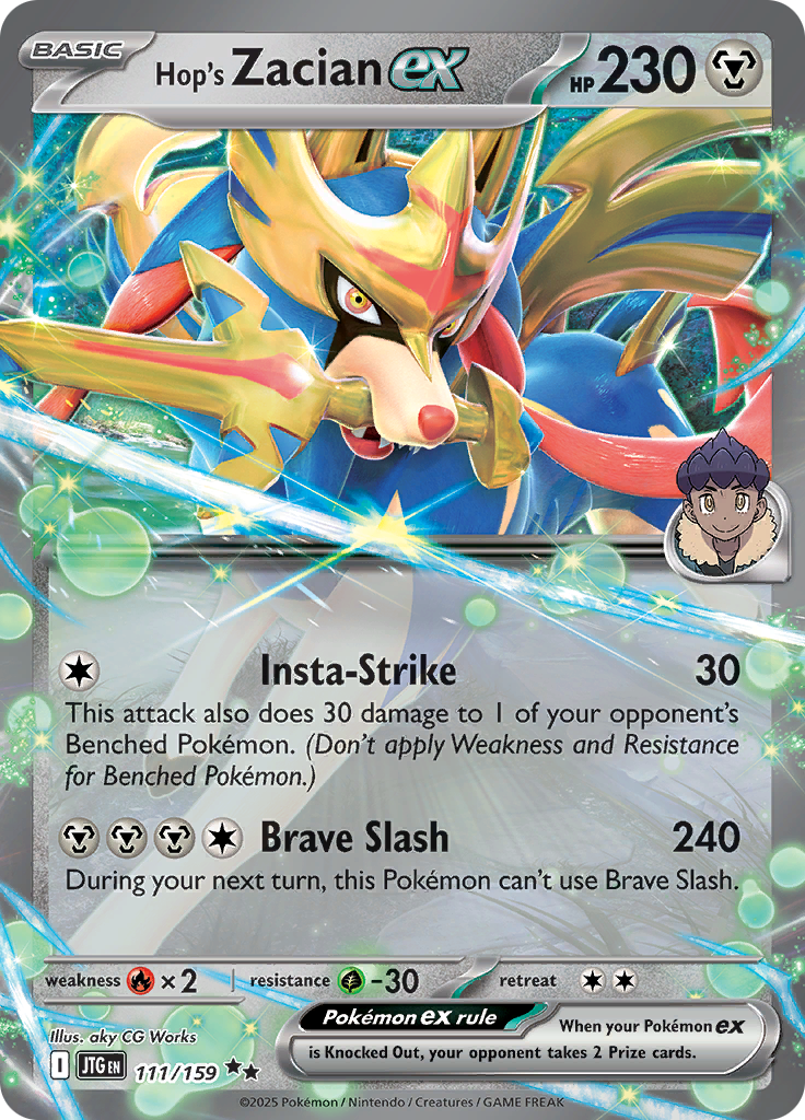 Hop's Zacian ex - 111/159 - Ultra Rare (Español LA)