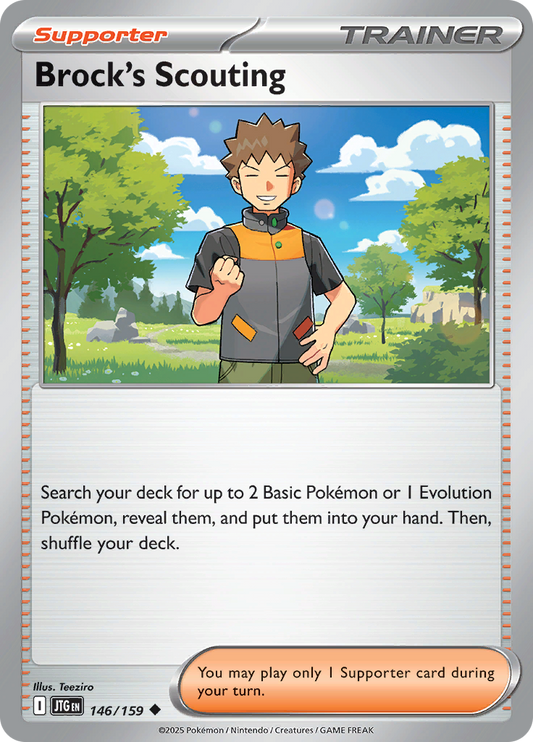 Brock's Scouting - 146/159 - Uncommon (Español LA)