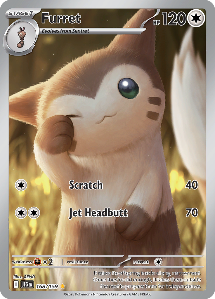 Furret - 168/159 - Illustration Rare