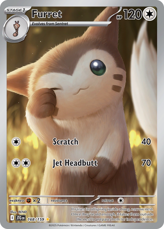Furret - 168/159 - Illustration Rare
