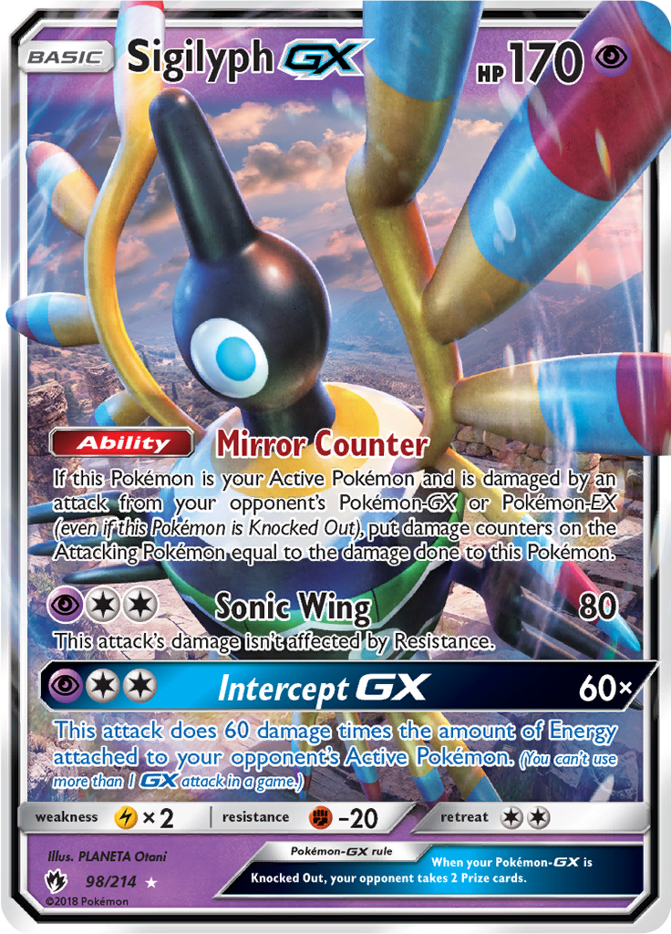 Sigilyph GX - 98/214 - Ultra Rare