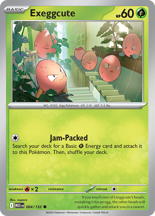 Exeggcute - 004/132 - Common Reverse Holo