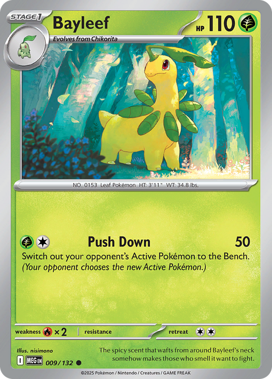 Bayleef - 009/132 - Common Reverse Holo