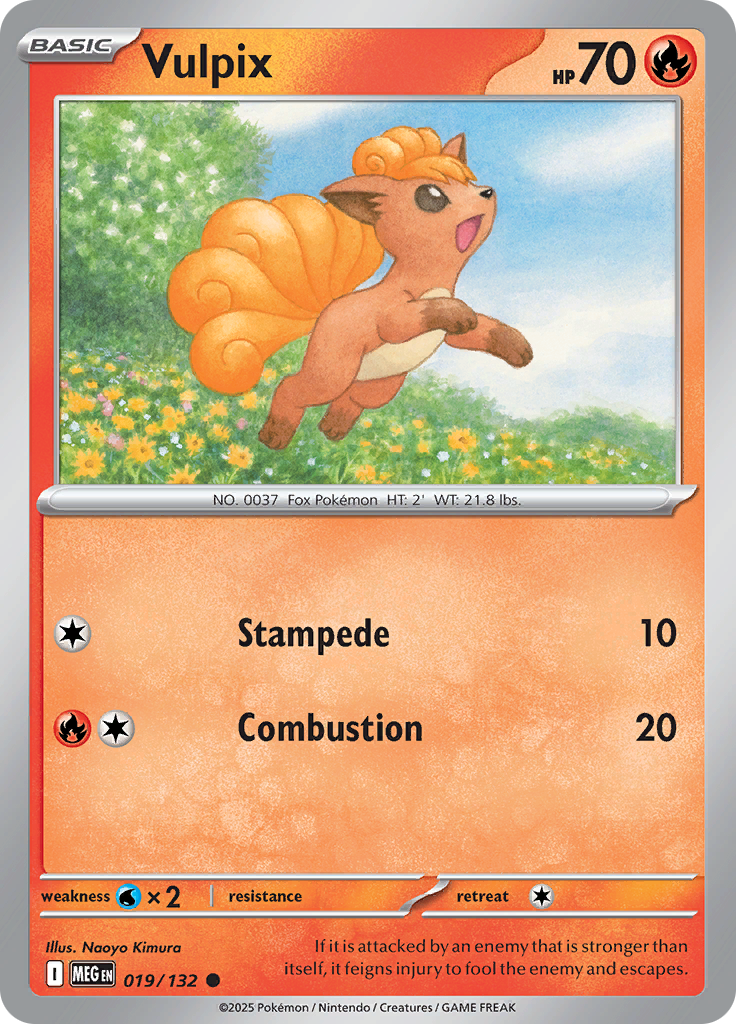 Vulpix - 019/132 - Common (Español LA)