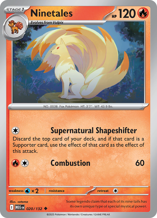 Ninetales - 020/132 - Uncommon (Español LA)
