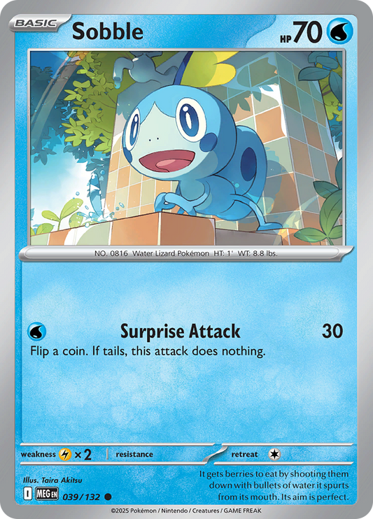 Sobble - 039/132 - Common Reverse Holo