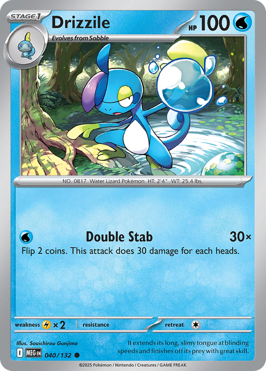 Drizzile - 040/132 - Common Reverse Holo