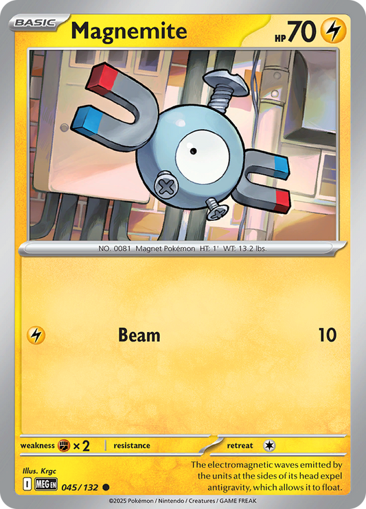 Magnemite - 045/132 - Common Reverse Holo