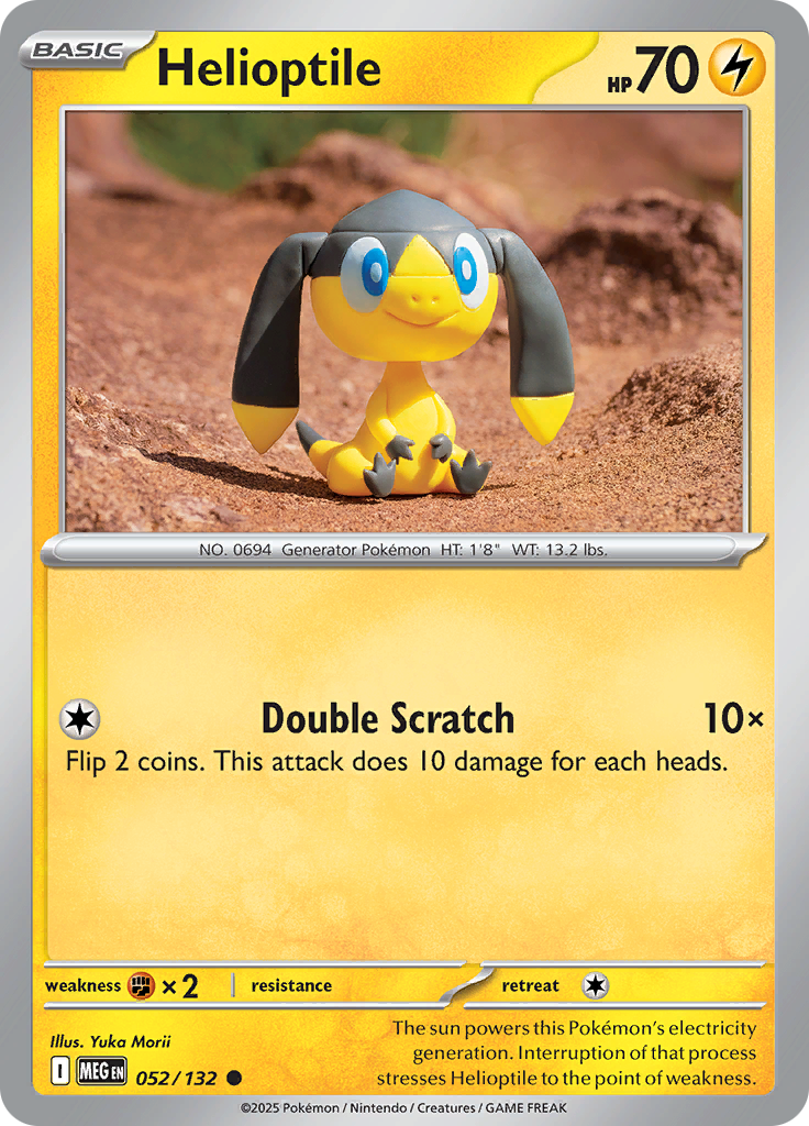Helioptile - 052/132 - Common (Español LA)