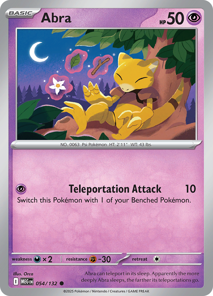 Abra - 054/132 - Common Reverse Holo