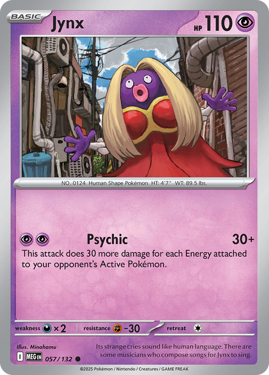 Jynx - 057/132 - Common Reverse Holo