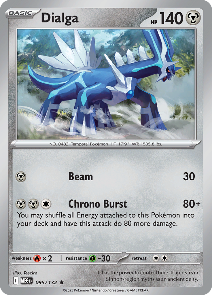Dialga - 095/132 - Rare Reverse Holo