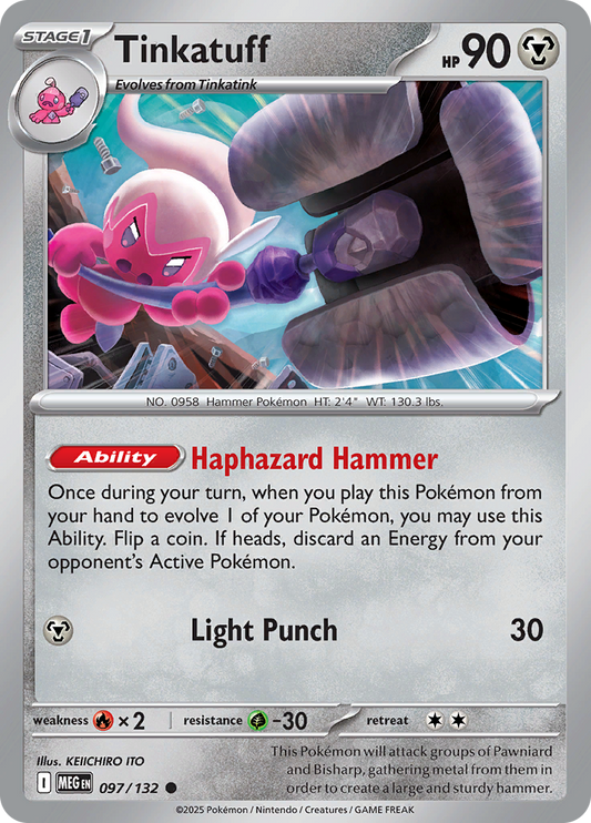 Tinkatuff - 097/132 - Common Reverse Holo