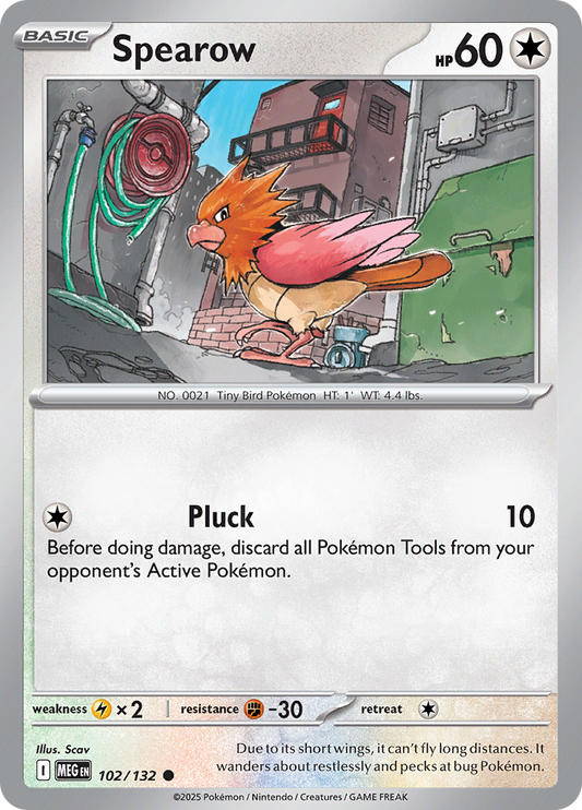 Spearow - 102/132 - Common Reverse Holo (Español)