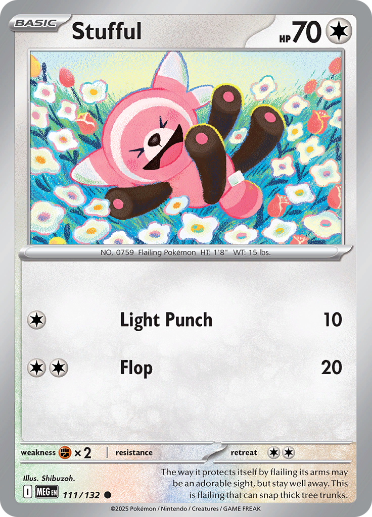 Stufful - 111/132 - Common Reverse Holo (Español LA)